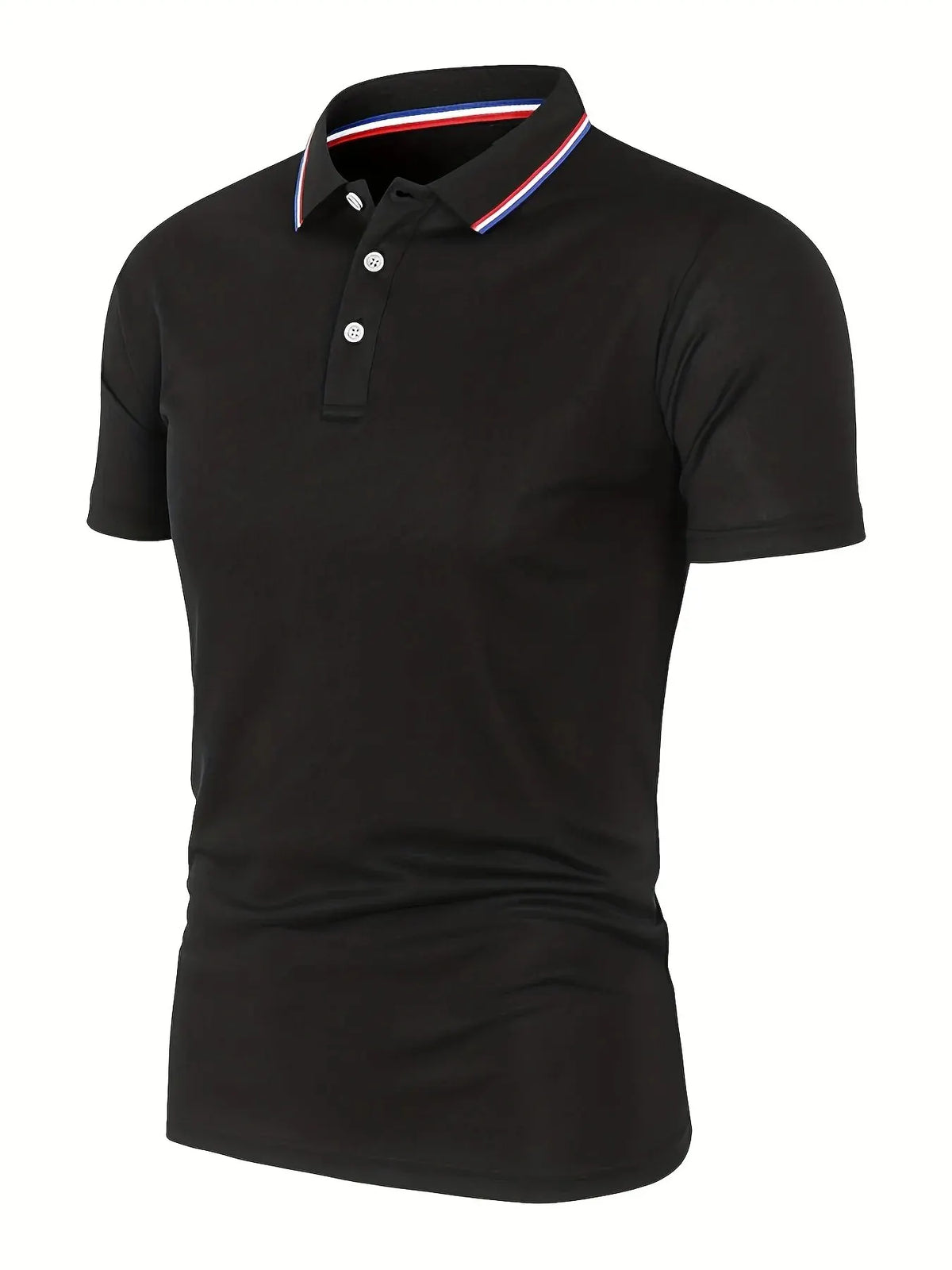 Herenpoloshirt met streepkraag - afbeelding 6