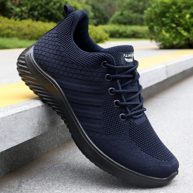 Ademende gebreide herensneakers - afbeelding 9