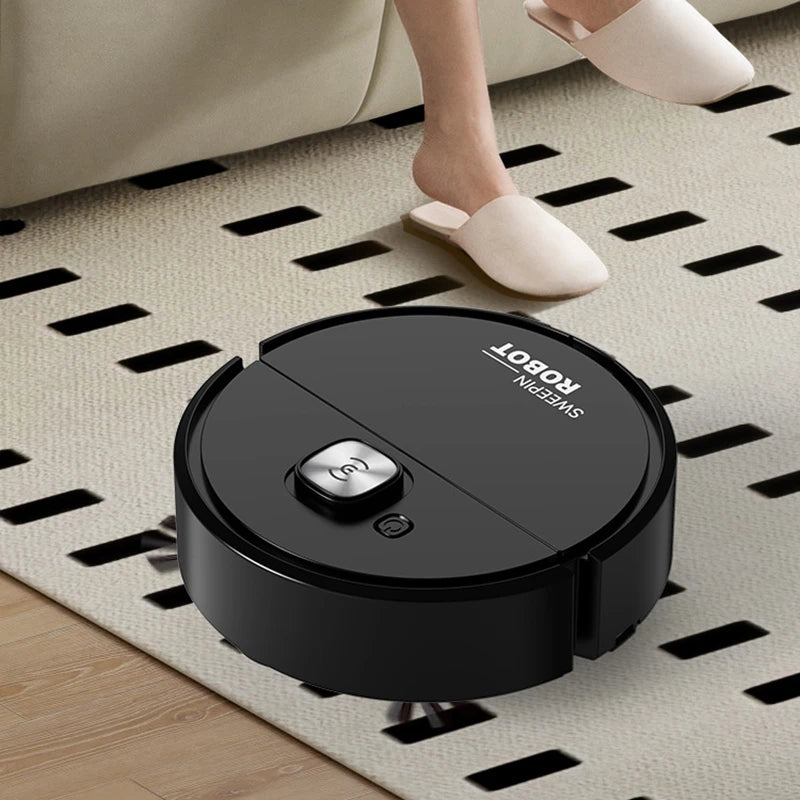 Mini robotstofzuiger, 3-in-1 (zuigen, vegen, dweilen)