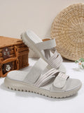 Dames slippers met dikke zool