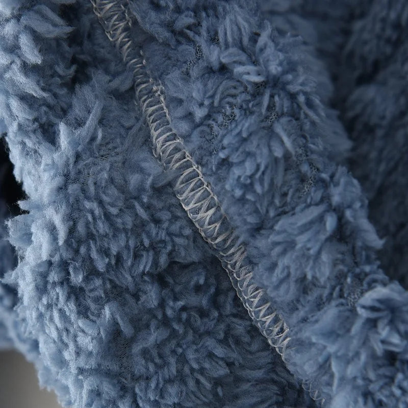 Teddy pyjamaset met kabelmotief - afbeelding 30