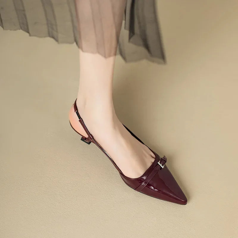Lakleren slingback pumps - afbeelding 21