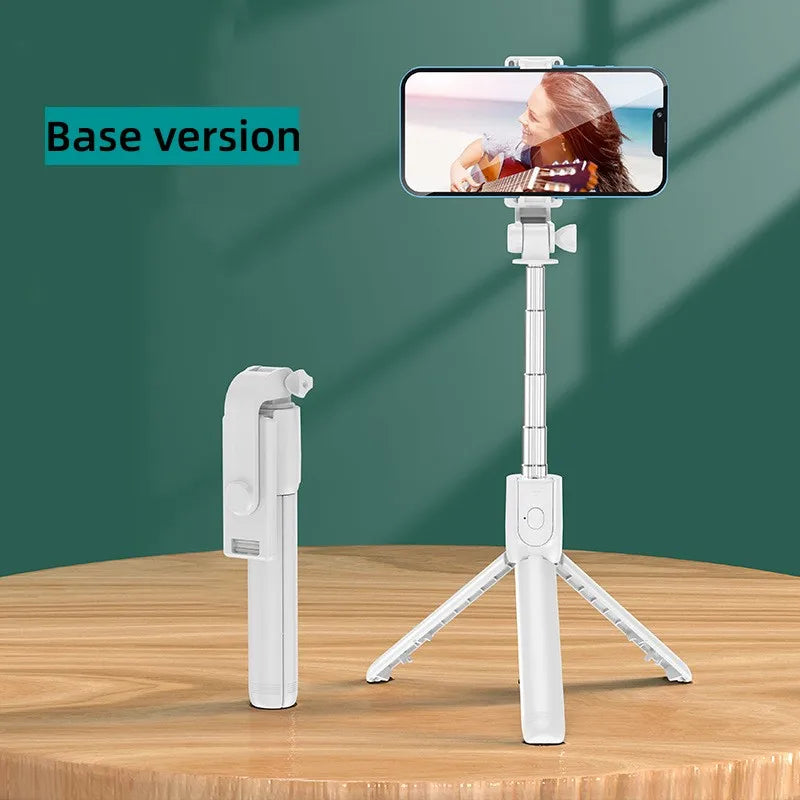 Draadloze selfie stick tripod met Bluetooth afstandsbediening en beauty fill light