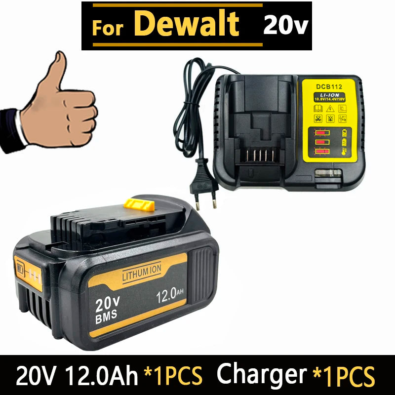 Vervangaccu 20V 12.0Ah (geschikt voor DeWalt)