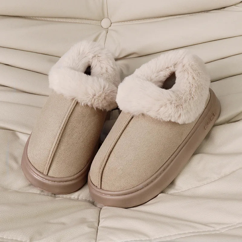Pluche pantoffelboots voor dames - afbeelding 7