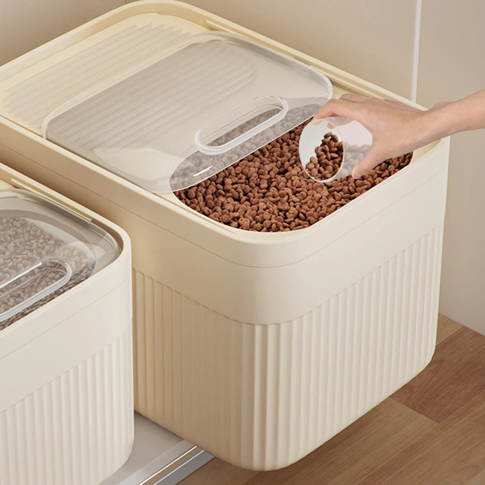 Transparante voeropslagcontainer