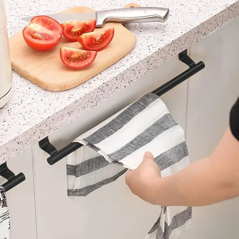 Handdoekrek voor over de kastdeur, boorvrij