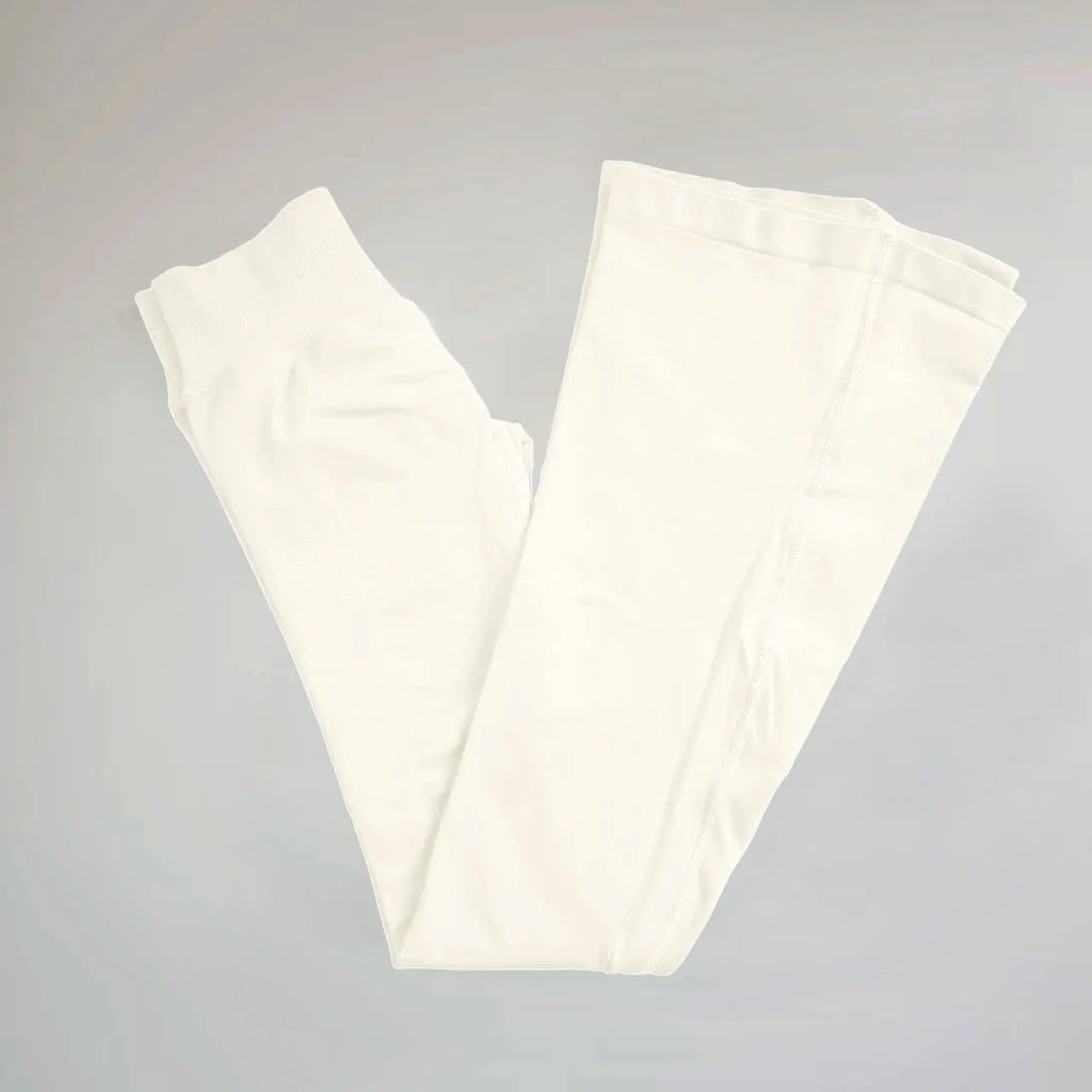 Seamless flared yoga leggings voor dames