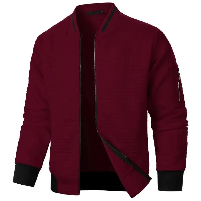 Baseball jacket met rits