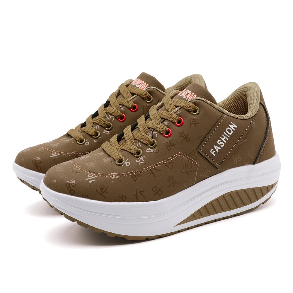 Damessneakers met sleehak - afbeelding 14