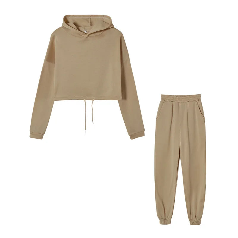 Cropped hoodie en joggingbroek - afbeelding 14