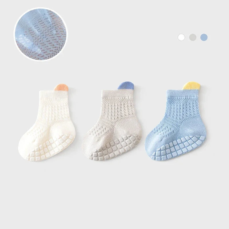 Ademende babysokken (set van 3)