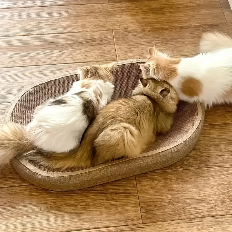 Duurzame kattenkrabpaal met speelbal