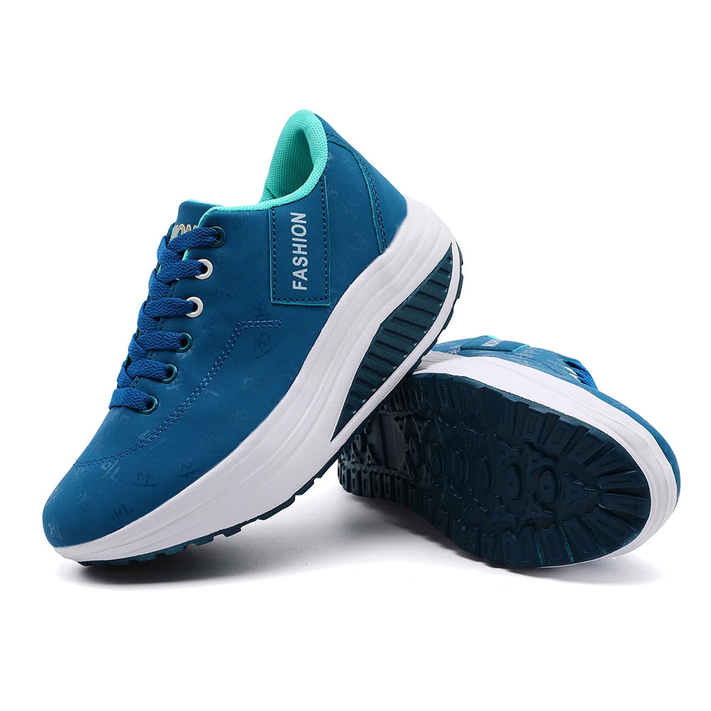 Damessneakers met sleehak - afbeelding 4