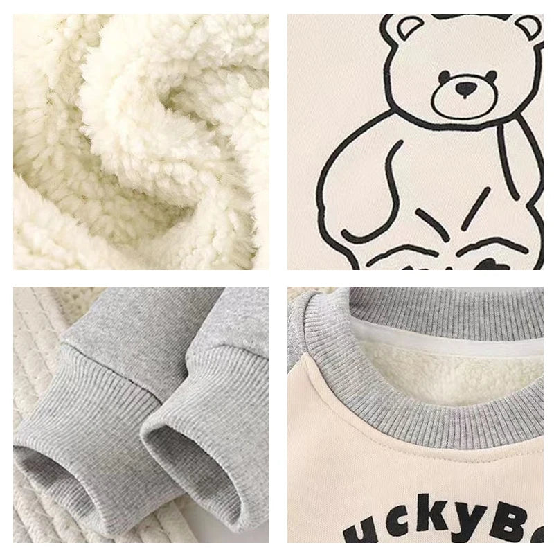 Gevoerde kindersweater - afbeelding 2