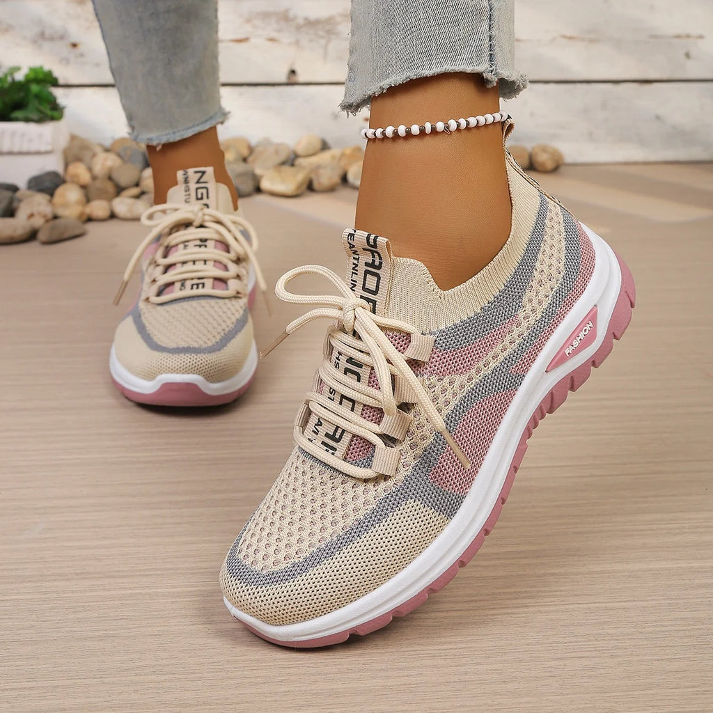 Tweekleurige gebreide sneakers - afbeelding 33