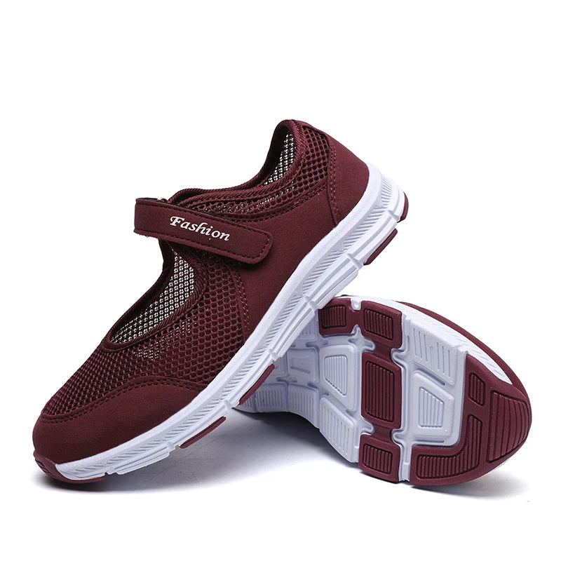 Damessneakers met klittenband - afbeelding 13