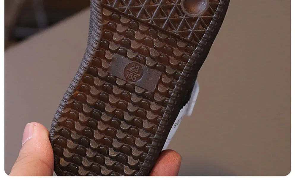 Sportieve PU leren kinderschoenen