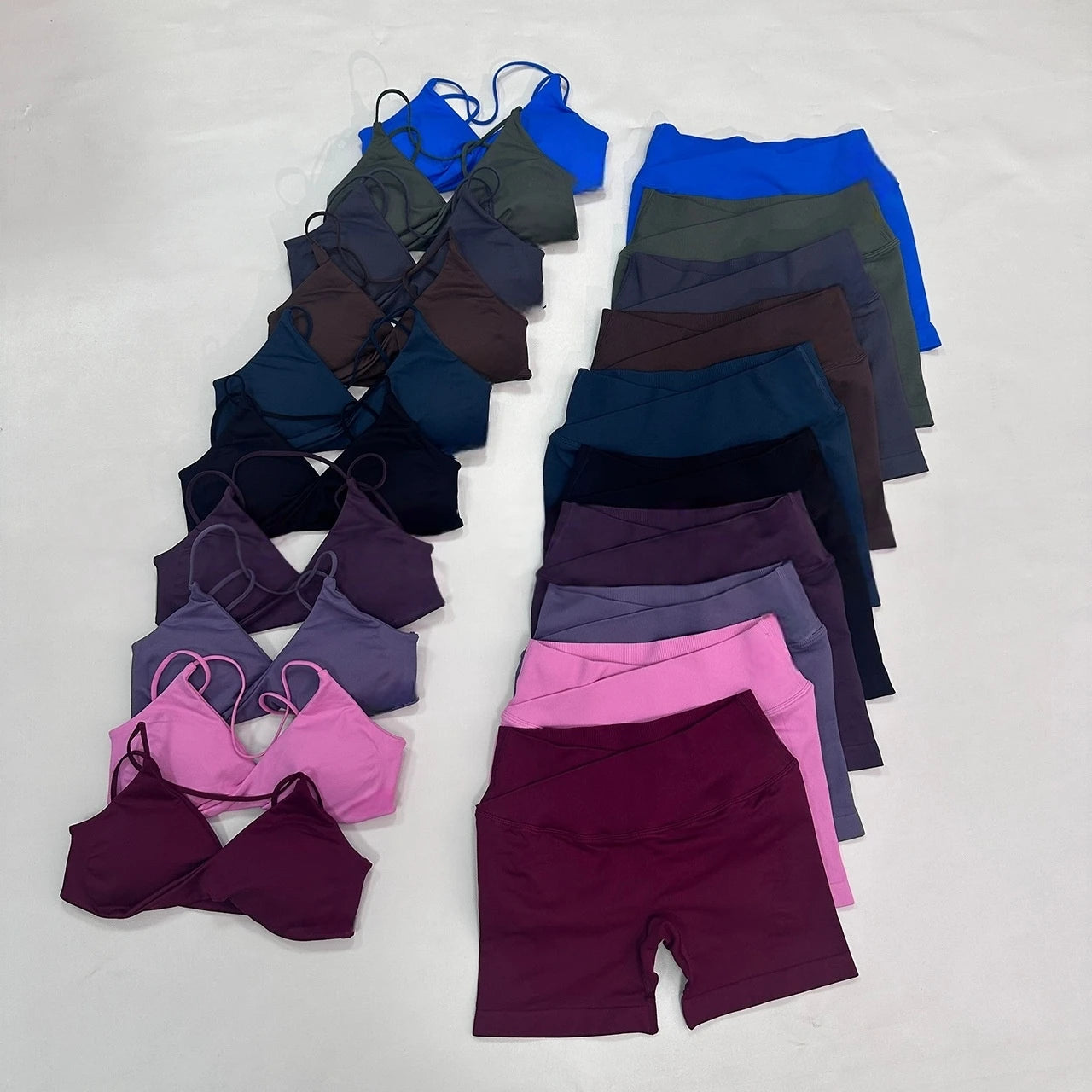 Naadloze yoga- en fitnessset.