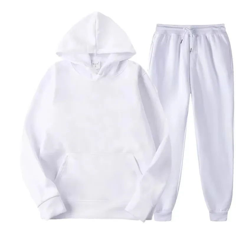 Basic joggingpak met capuchon - afbeelding 10