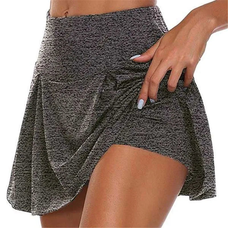 Modieuze damesrok met hoge taille en stijlvolle two-piece look
