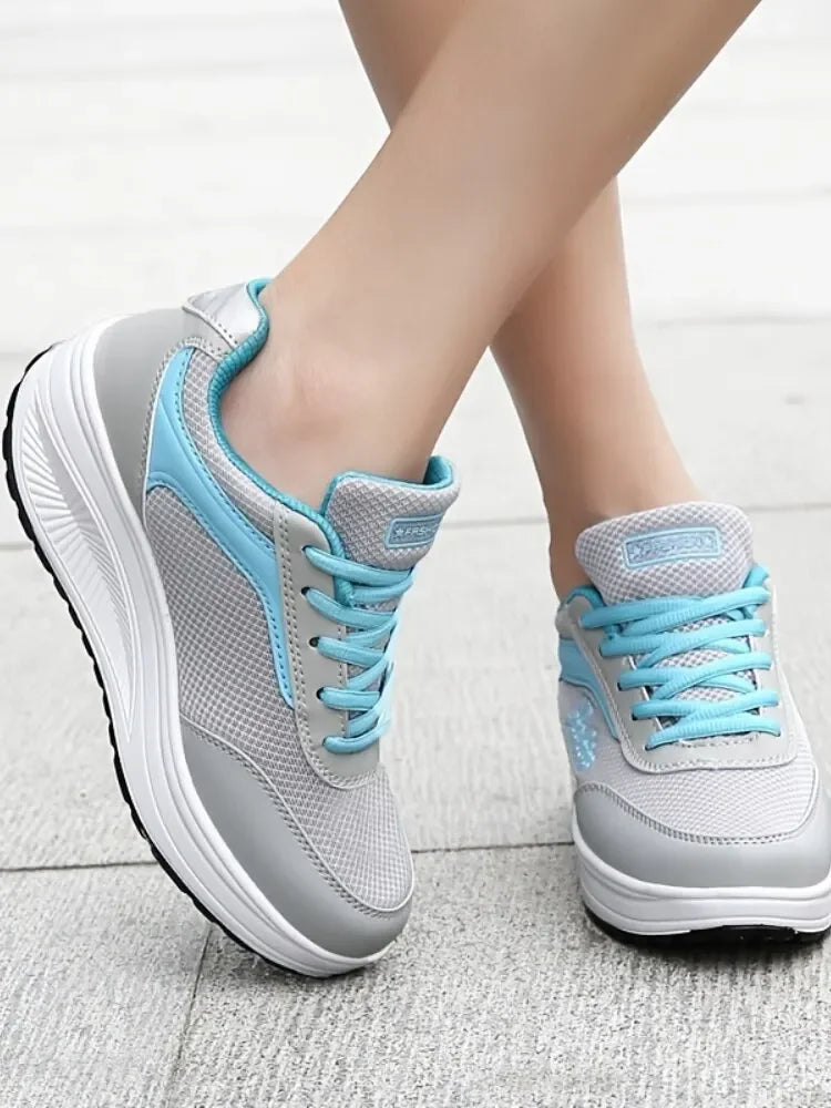 Damessneakers met plateauzool - afbeelding 9