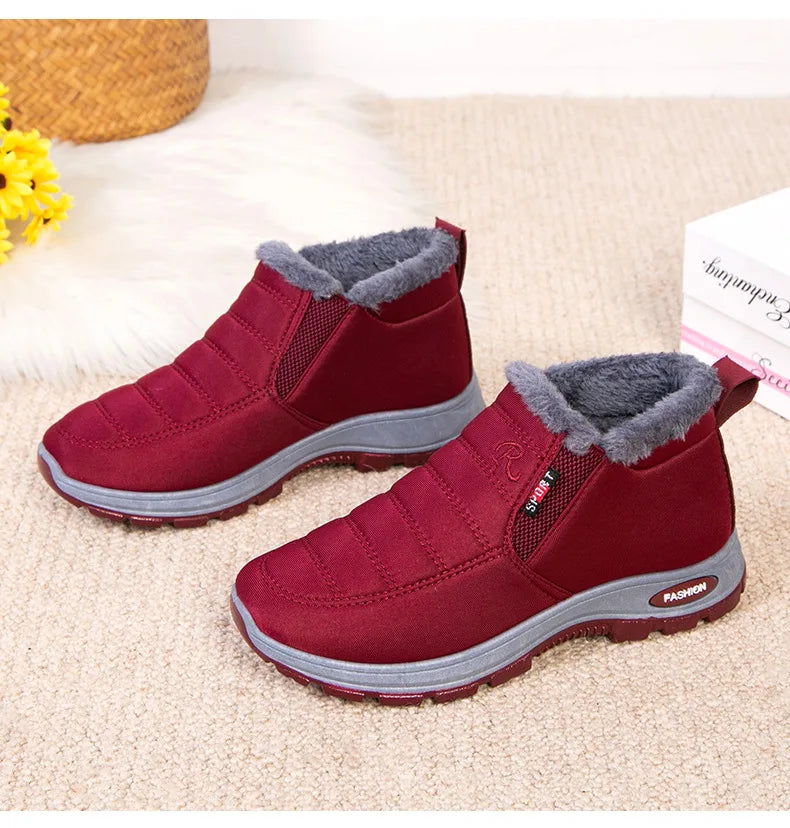 Warme halfhoge winterboots - afbeelding 8