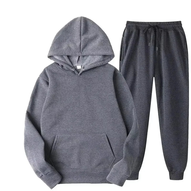 Basic joggingpak met capuchon - afbeelding 12