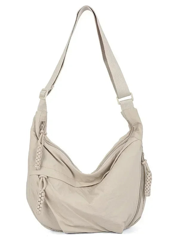 Nylon hobo crossbody tas - afbeelding 41