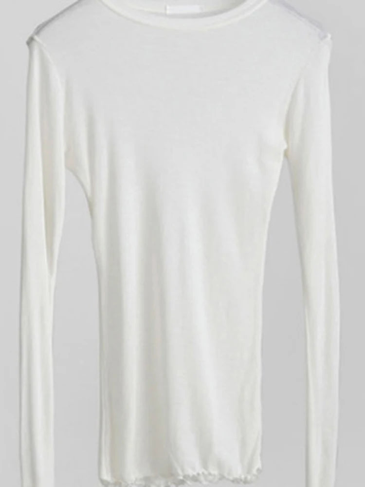 Dunne transparante longsleeve - afbeelding 8