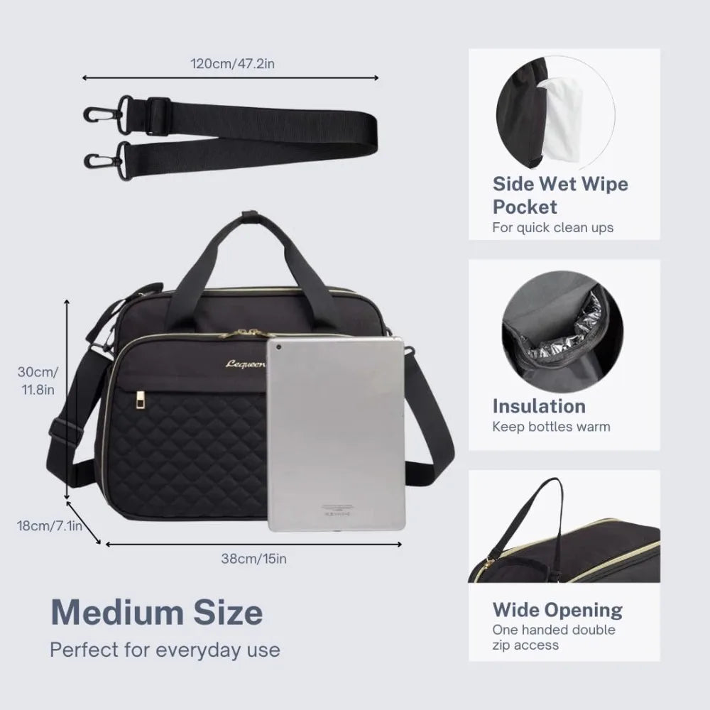 Praktische baby crossbody luiertas