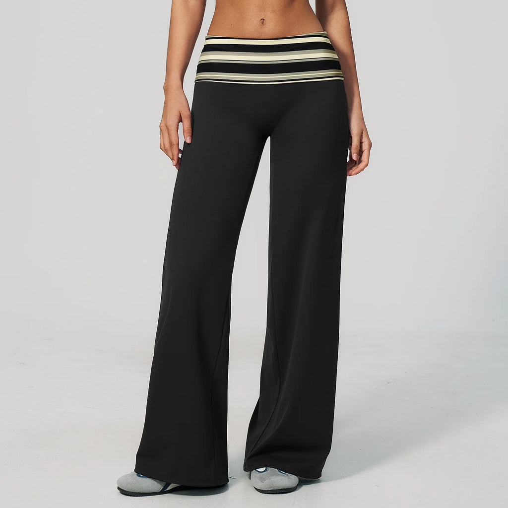 Wide leg yoga pants voor dames