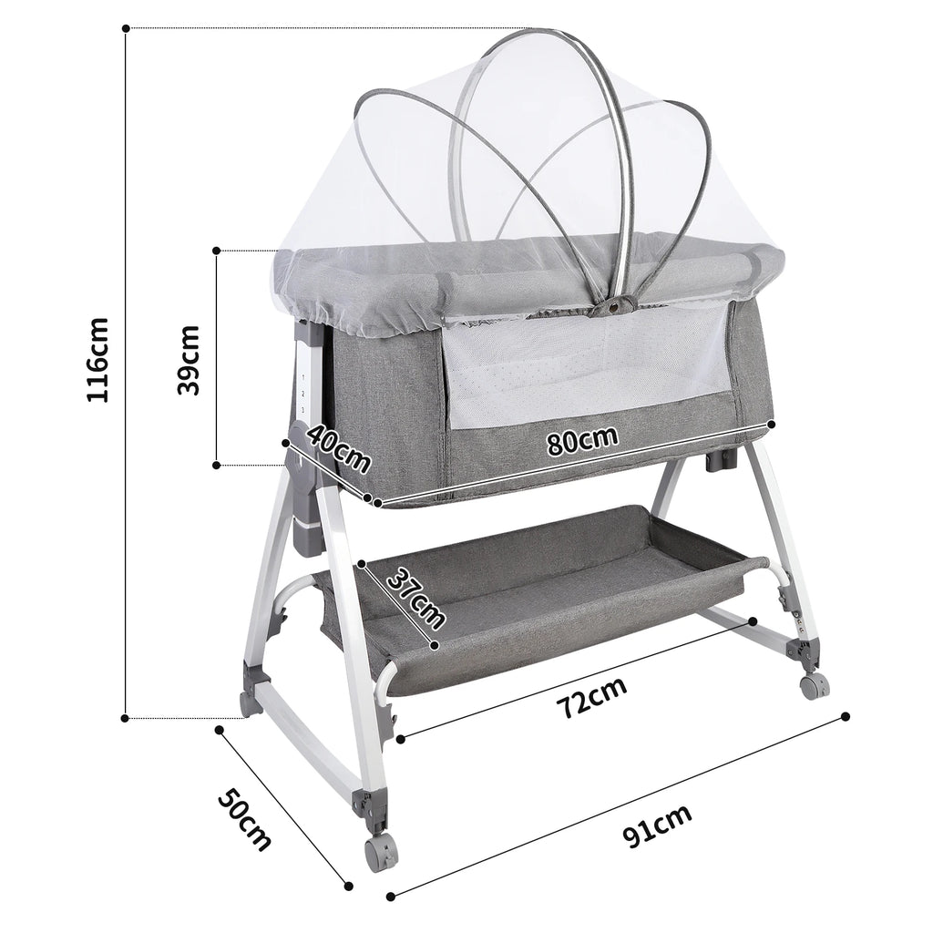 4-in-1 multifunctionele babybedje