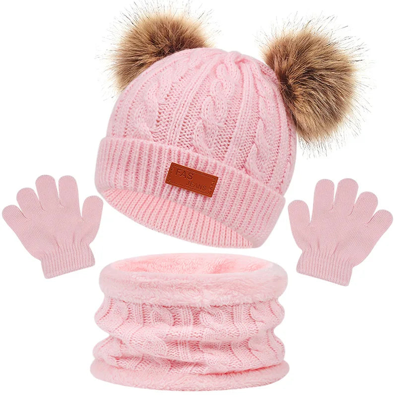 Kindermuts met pompons - afbeelding 10