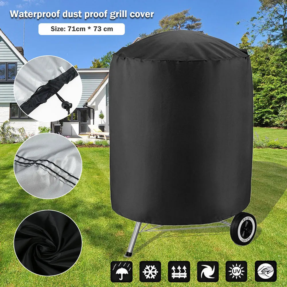 Ronde waterdichte BBQ beschermhoes