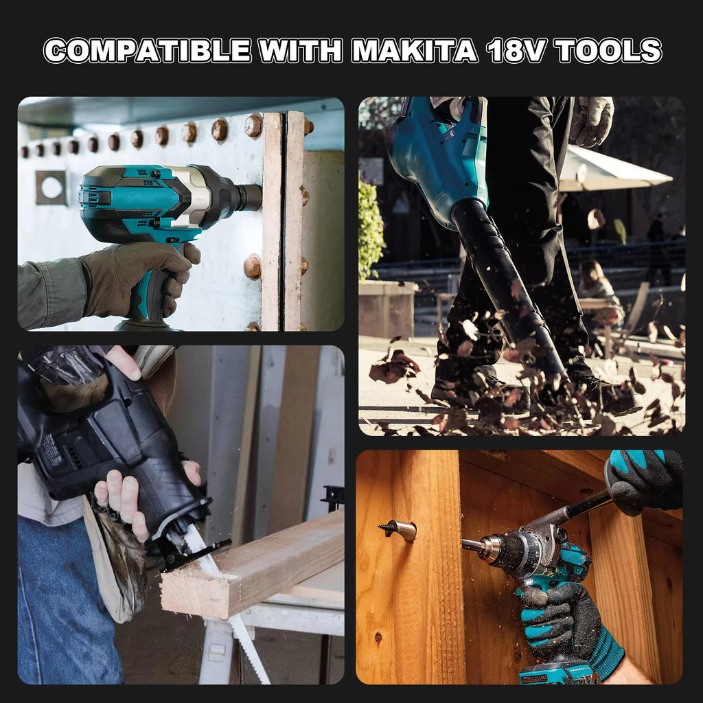 Vervangende Accu 8000mAh voor Makita 18V (met lader)