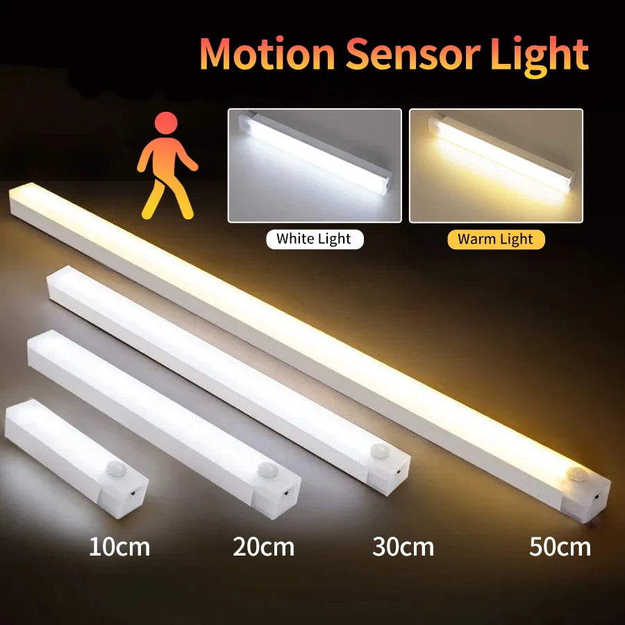Oplaadbare LED kastverlichting met bewegingssensor
