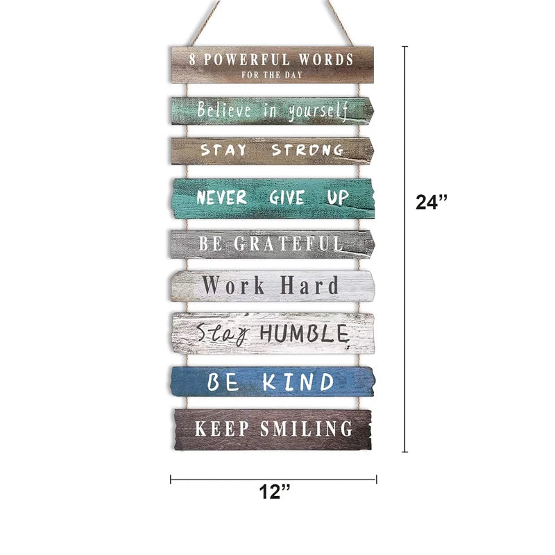 Inspirerende houten wanddecoratie