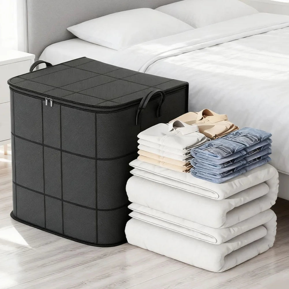 Stapelbare opbergtas voor kleding en dekens