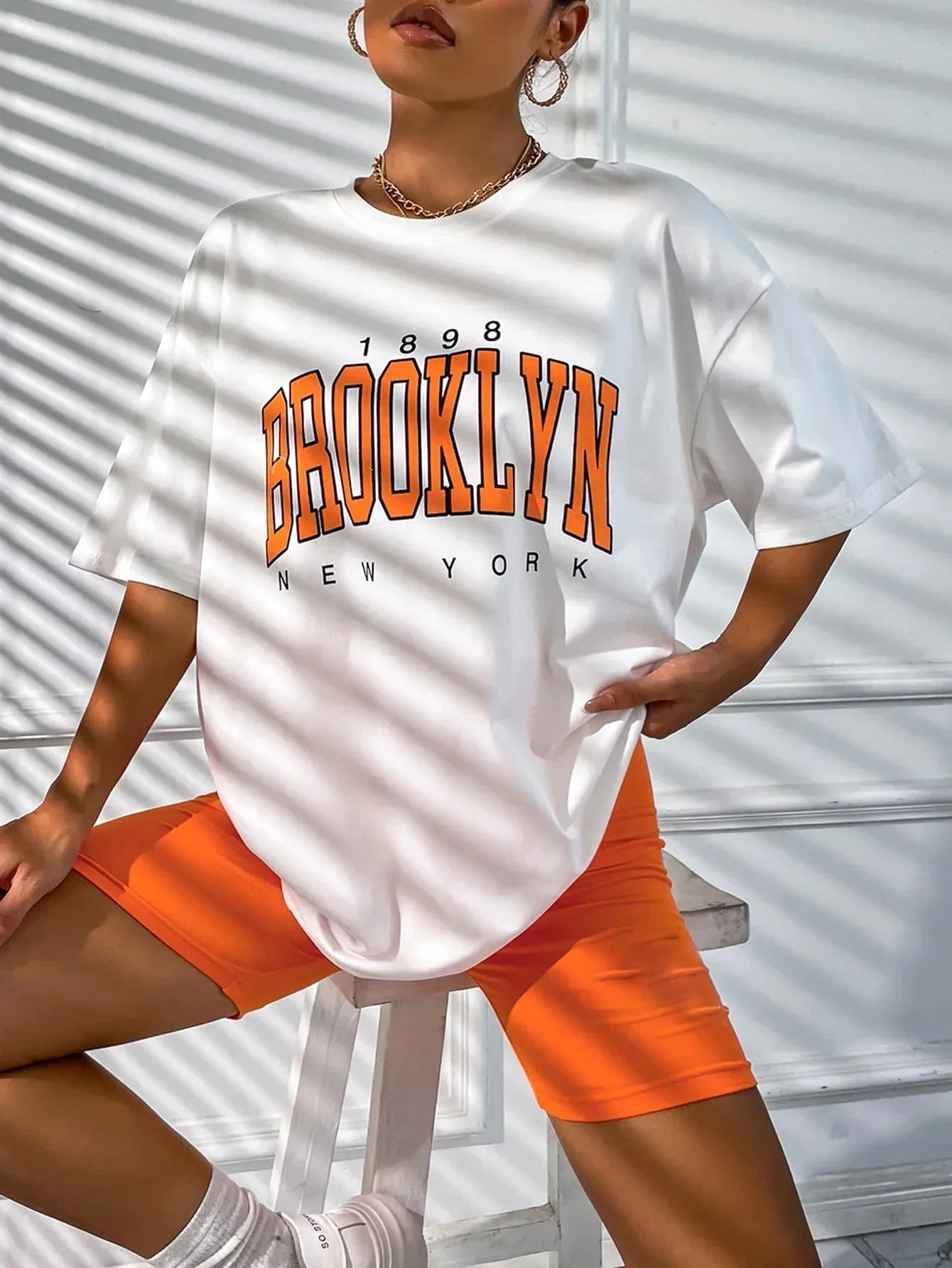 Vintage Brooklyn New York dames T-shirt