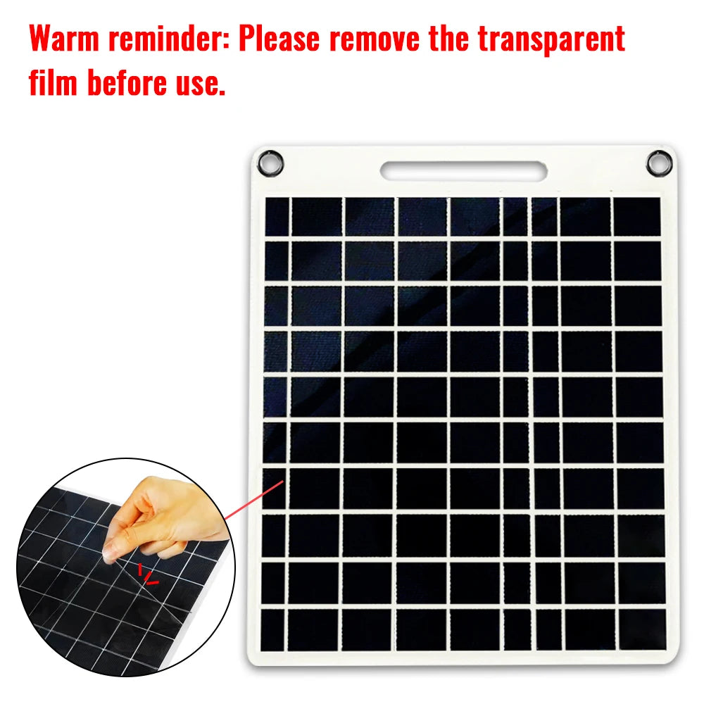 100W draagbare solar charger met dubbele USB-poorten