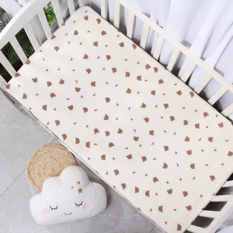 Superzachte baby hoeslaken van microfiber
