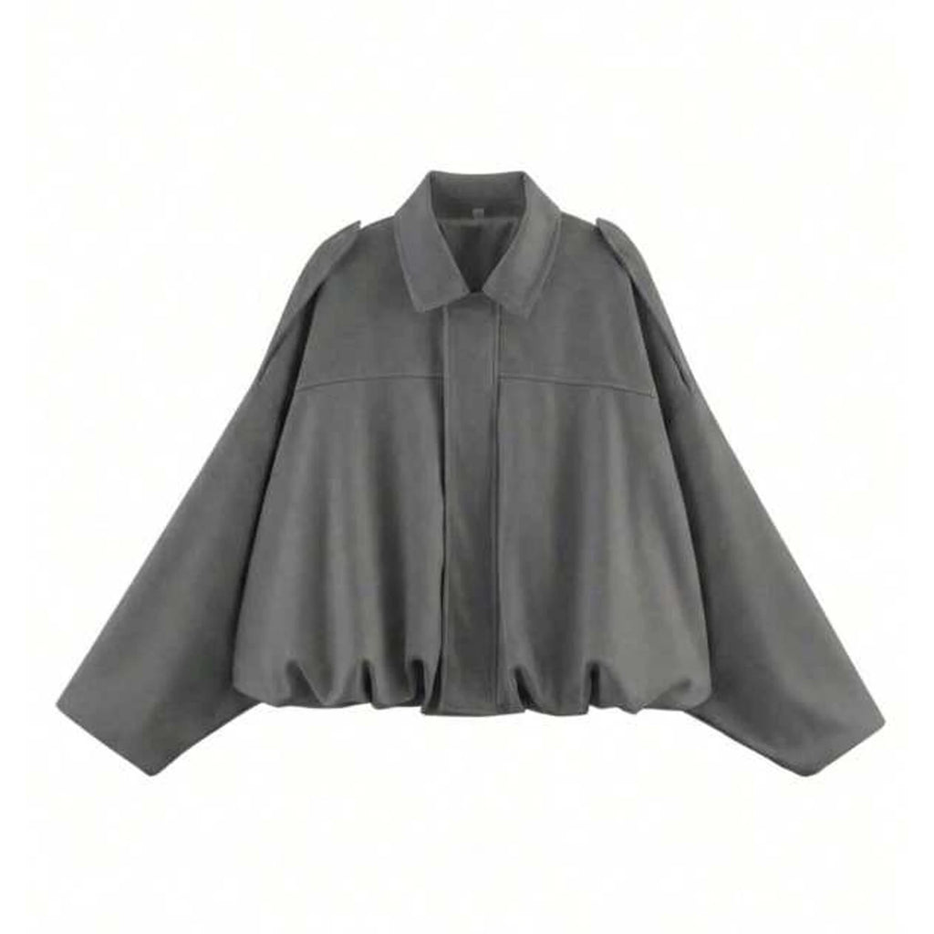 Suède-look jack met vleermuismouwen - afbeelding 24