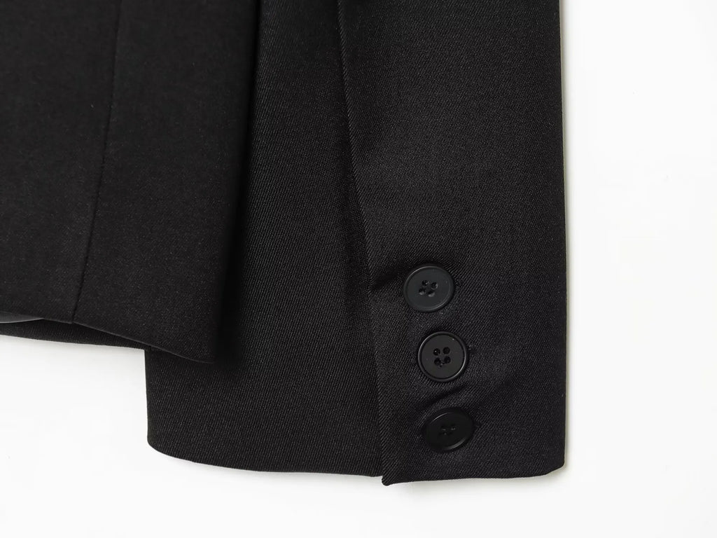 Kantoorblazer met opstaande kraag - afbeelding 15