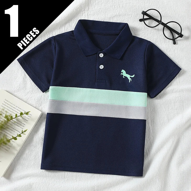 Gestreepte POLO kindershirts