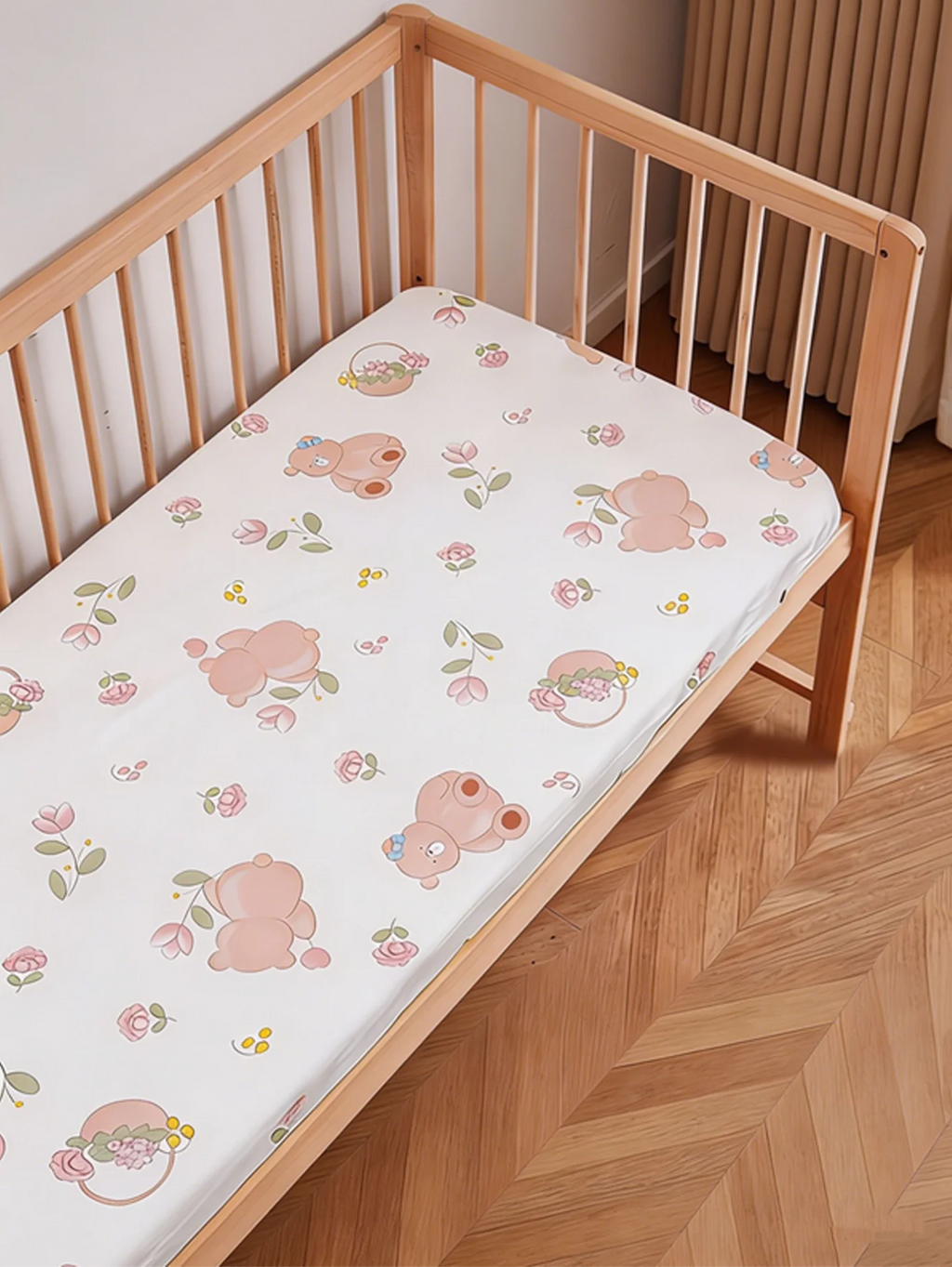 Zachte baby fitted sheet