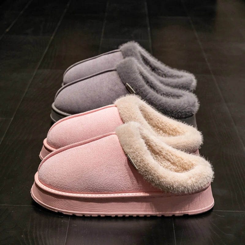 Pluche herenpantoffels - afbeelding 4