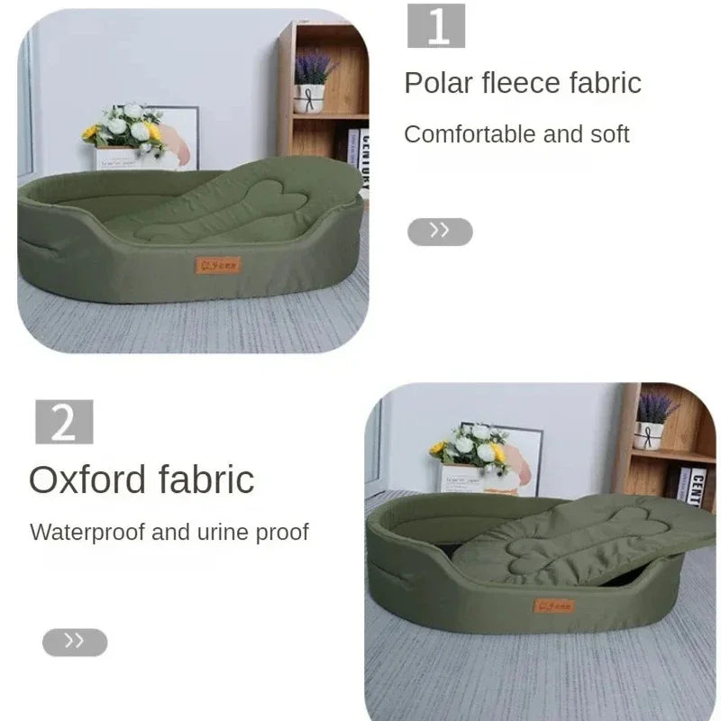 Dubbelzijdige, extra zachte huisdierenbed