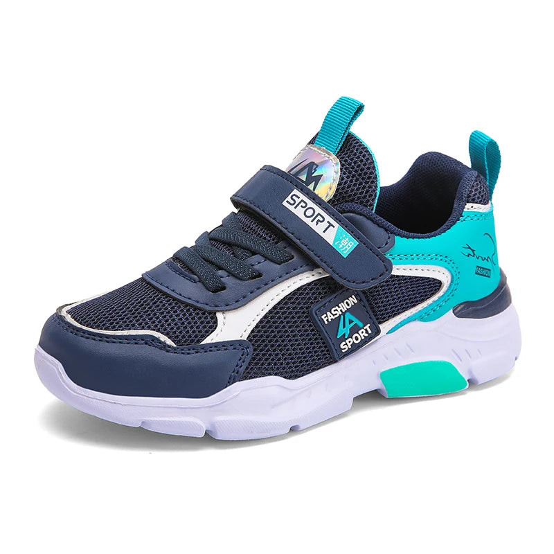 Sportieve kindersneakers met klittenband
