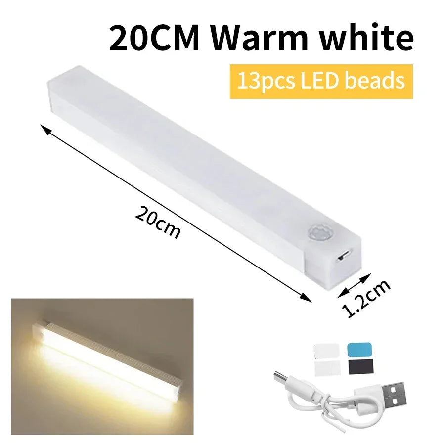 Oplaadbare LED kastverlichting met bewegingssensor